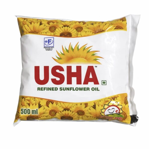 USHA - Refined Sunflower Oil | Light & Healthy Cooking Oil